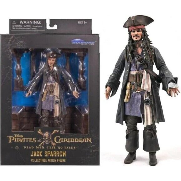 NEW! Pirates Of The Caribbean: Dead Men Tell No Tales - Jack Sparrow Figure - Picture 1 of 10